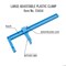 Excel Blades Large Adjustable Plastic Clamp 7 in., 2PK 55664IND - alternate 4